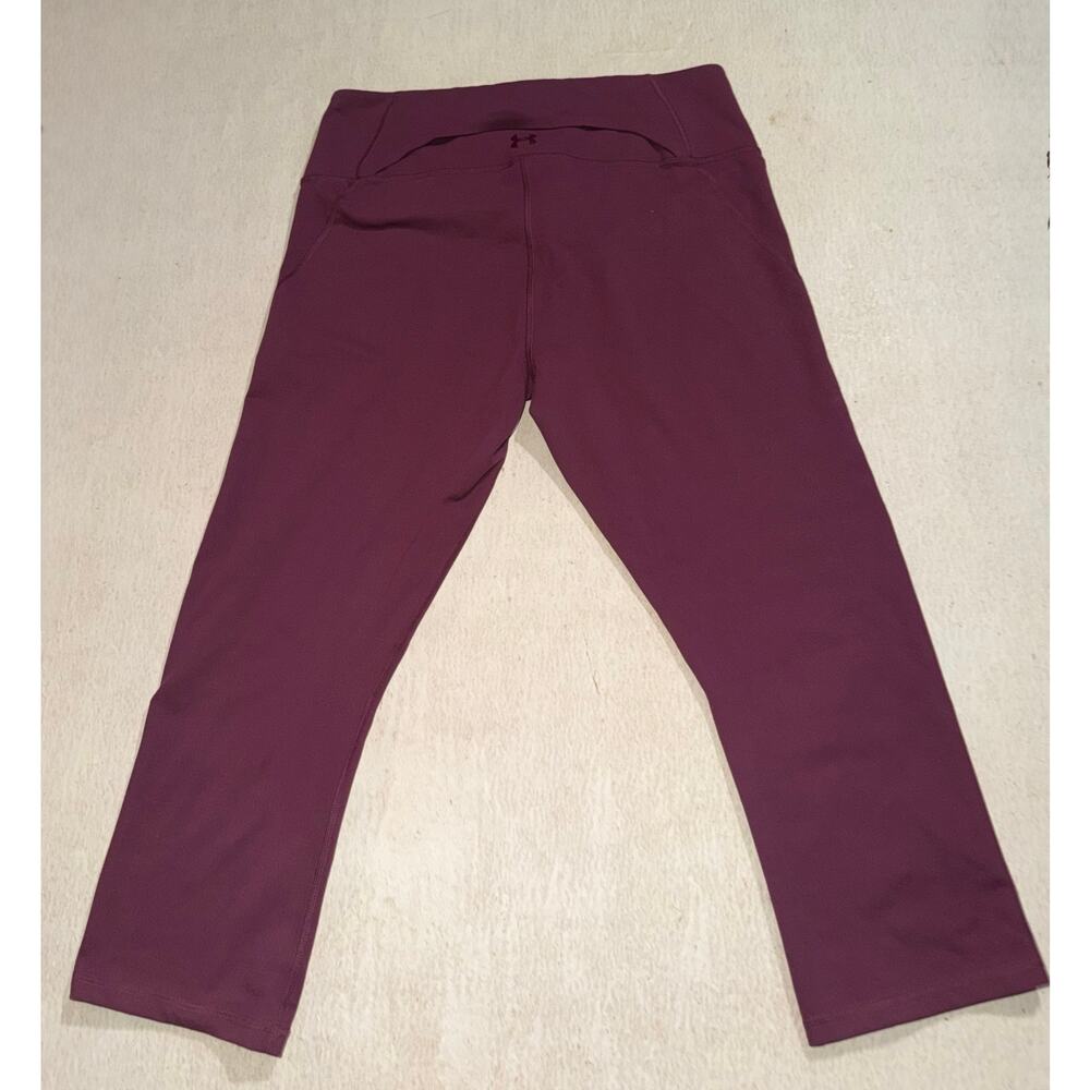 Under armour women’s maroon athletic leggings - Picture 13 of 16